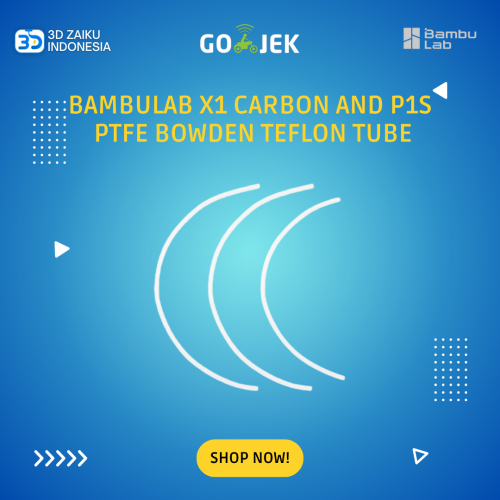 Original Bambulab PTFE Bowden Teflon Tube for X1 Carbon and P1S Original Bambulab PTFE Bowden Teflon Tube for X1 Carbon and P1S